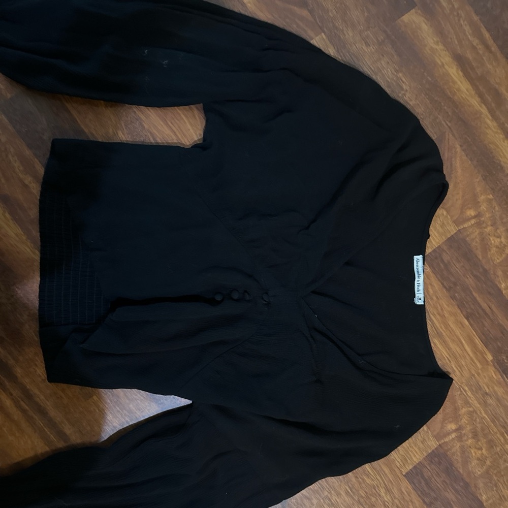 Abercrombie & Fitch Classic Black Cardigan